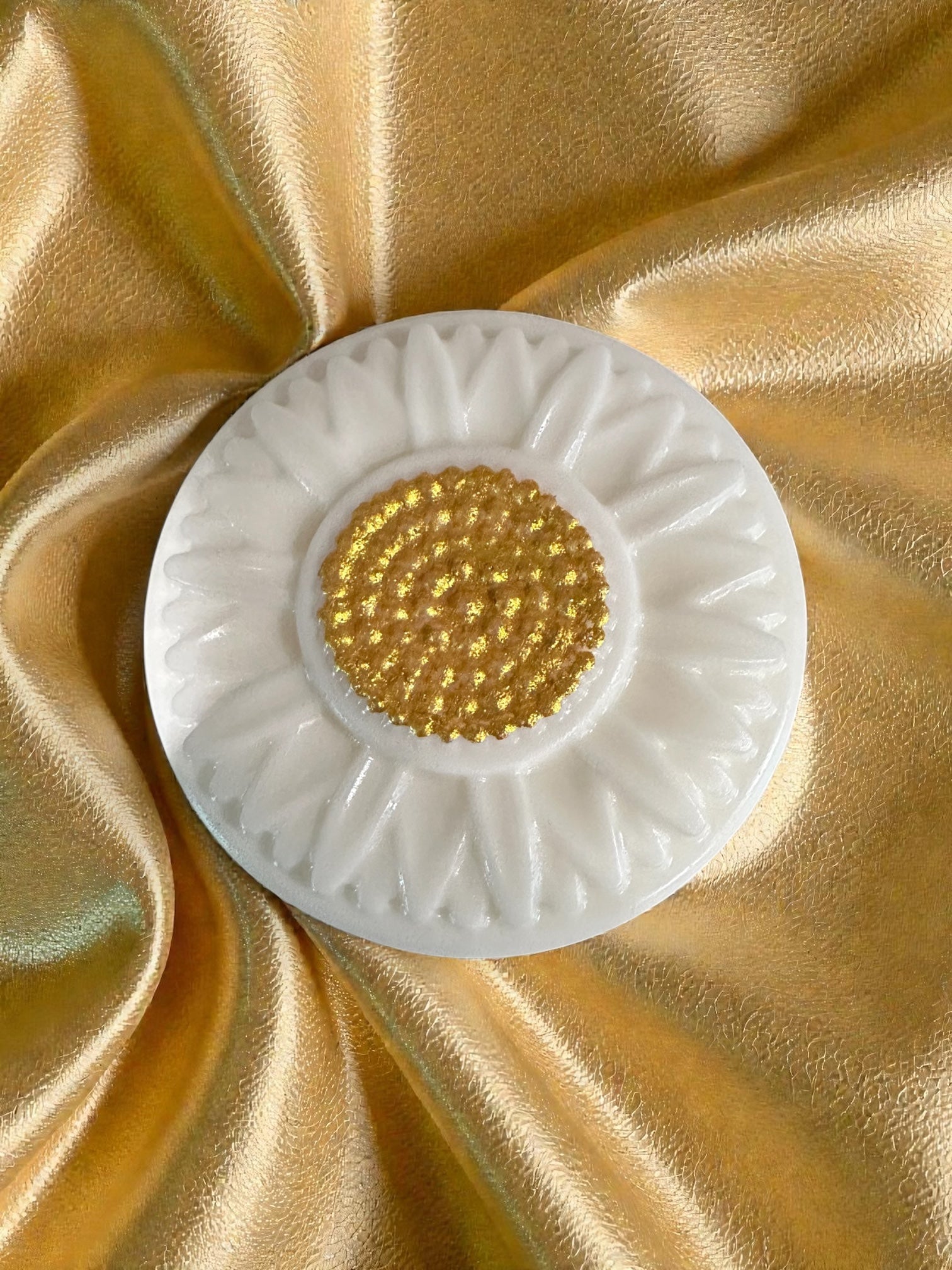 Golden Sunflower Goats Milk Soap